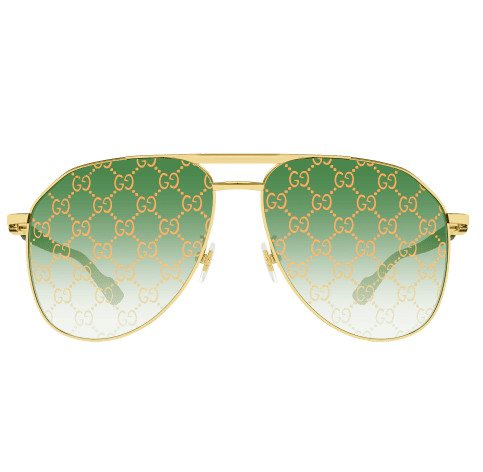 Gucci sunglasses gold outlet arms